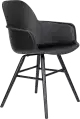 Zuiver Albert Kuip Armchair plastová stolička - Čierna