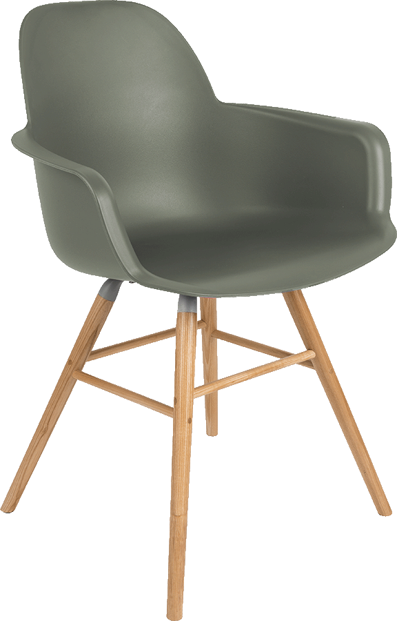 Zuiver Albert Kuip Armchair plastová stolička - Zelená