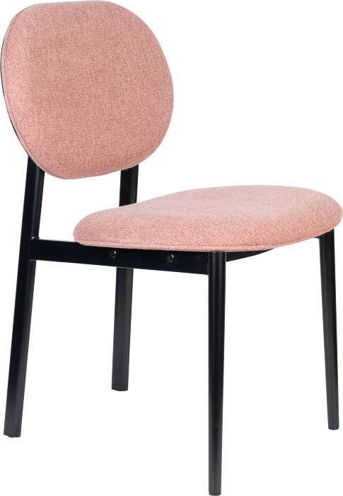 Zuiver Spike dizajnová jedálenská stolička - Ružová