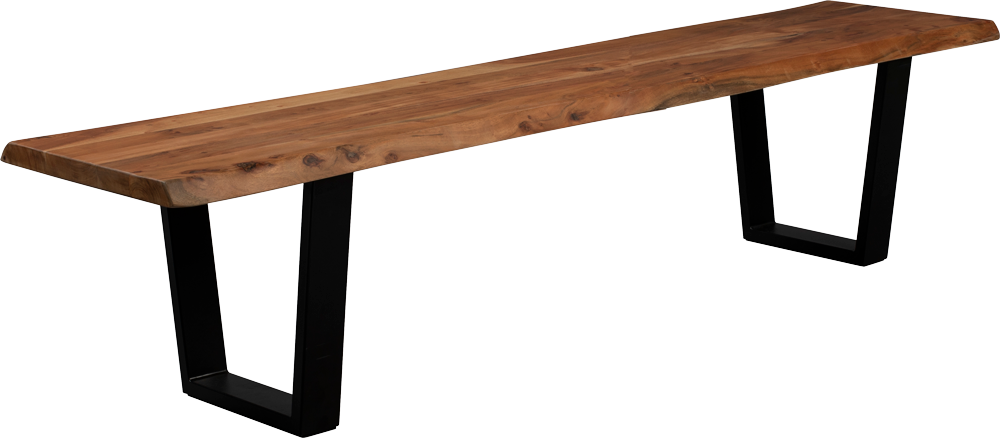 Dutchbone Aka drevená lavica - 180 cm