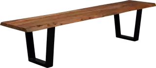 Dutchbone Aka drevená lavica - 180 cm