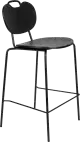 WL-Living Aspen drevená pultová stolička - Čierna