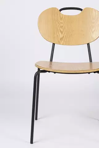 WL-Living Aspen moderná drevená stolička 4