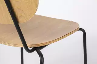 WL-Living Aspen moderná drevená stolička 6