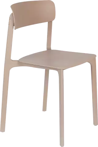 WL-Living Clive minimalistické stoličky - Béžová