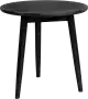 WL-Living Fabio drevený príručný stolík - Čierna