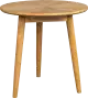 WL-Living Fabio drevený príručný stolík - Drevo