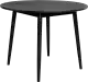 WL-Living Fabio okruhlý jedálenský stôl - Čierna, 120 cm