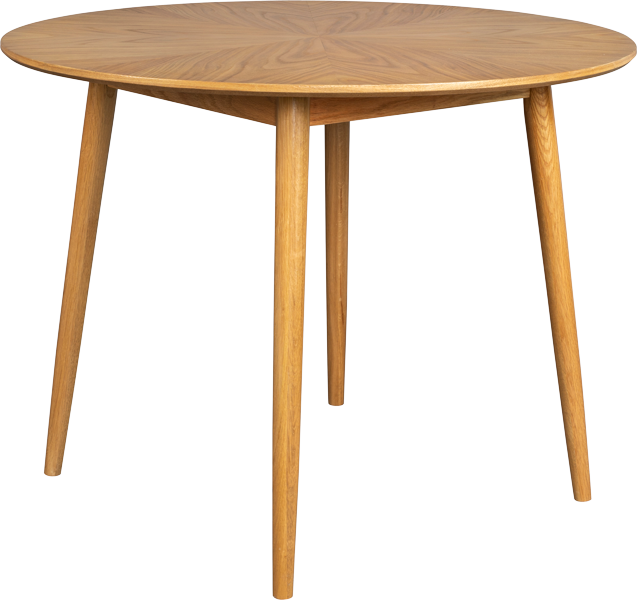 WL-Living Fabio okruhlý jedálenský stôl - Drevo, 100 cm