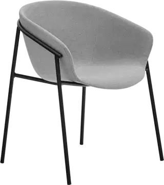 Teulat Hug dizajnové stoličky - Sivá