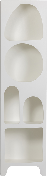 Woood Caz dizajnová biela skriňa - 48 cm