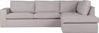 Woood Hajo dizajnové rohové sedačky - Svetlosivá, Pravá
