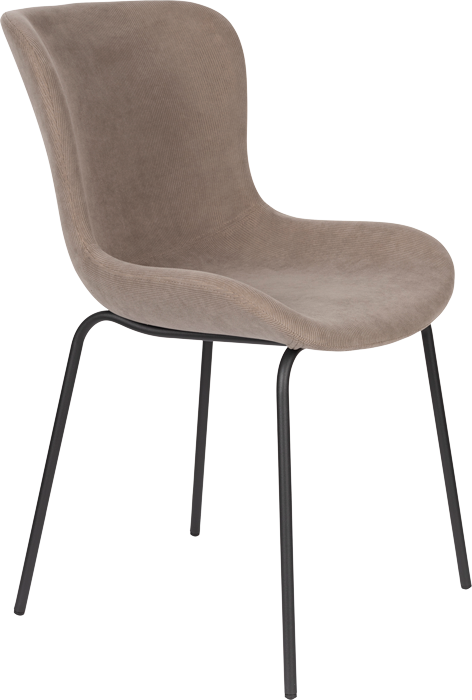 WL-Living Junzo moderné jedálenské stoličky - Hnedá