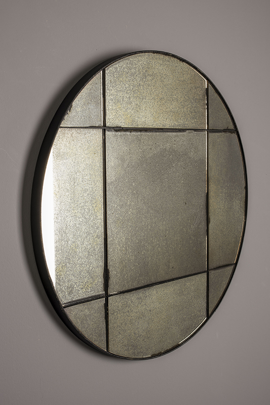 Dutchbone Mado dizajnové okrúhle zrkadlo 1