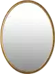 WL-Living Matz okrúhle zrkadlo do chodby - Mosadzná, 80 cm