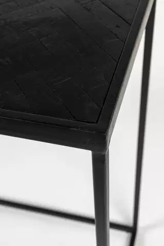 WL-Living Parker čierny konzolový stolík 5