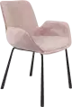 Zuiver Brit čalúnená stolička - Ružová