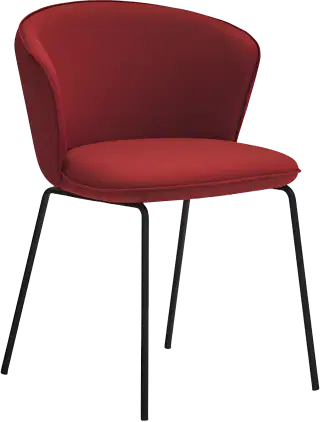 Teulat Add jedálenská stolička - Červená