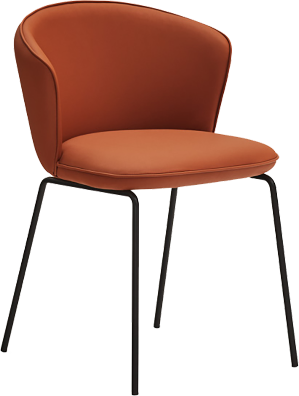 Teulat Add jedálenská stolička - Oranžová