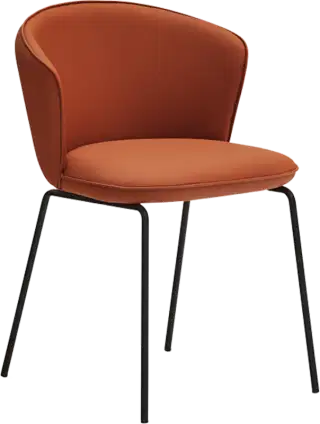 Teulat Add jedálenská stolička - Oranžová
