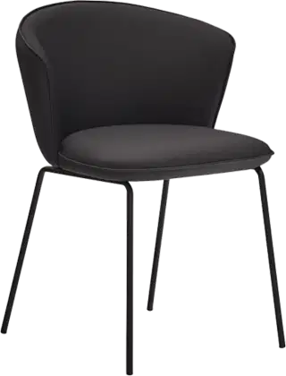 Teulat Add jedálenská stolička - Čierna