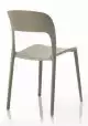 Bontempi Gipsy plastová stolička - Béžová, Bez podrúčok