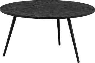 Woood Leo konferenčný stolík z teakového dreva - Ø58 cm