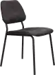 Dutchbone Darby jedalenská stolička - Čierna