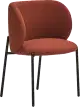 Teulat Mogi jedálenská stolička - Červená