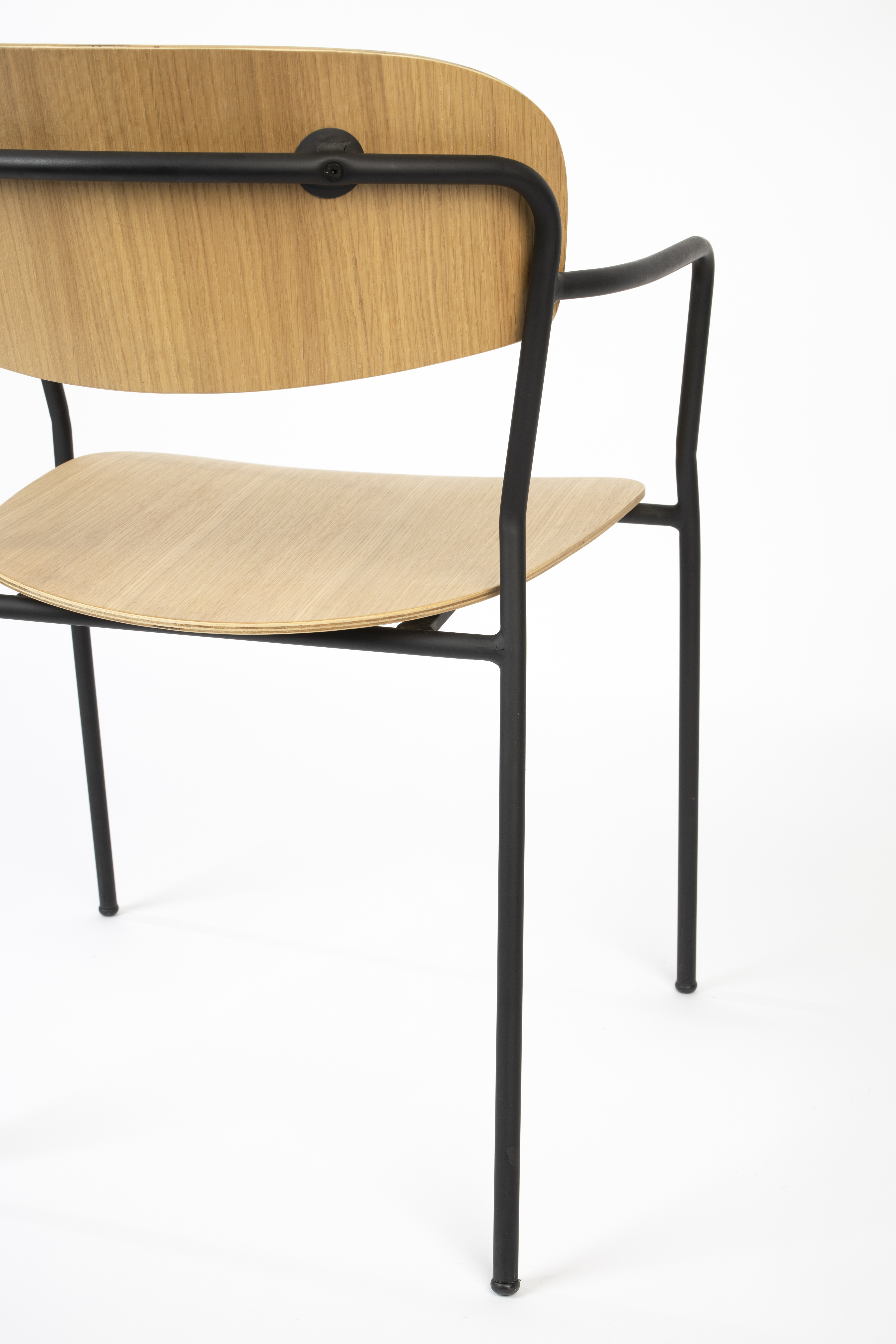 WL-Living Jolien drevená stolička s kovovým rámom 12