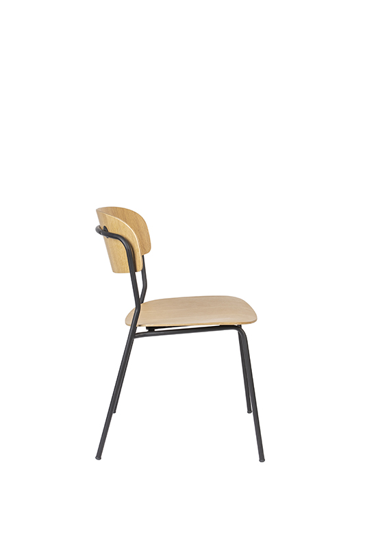 WL-Living Jolien drevená stolička s kovovým rámom 7