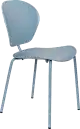 Zuiver Ocean stolička z recyklovaného plastu - Modrá