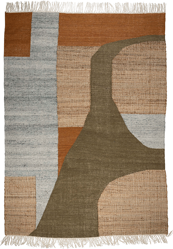 Dutchbone Pavilion jutový koberec - 160 x 230 cm