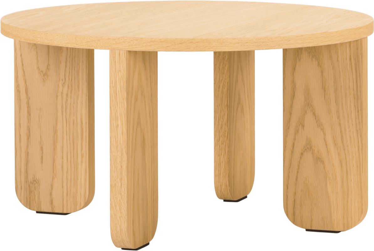 Noo.ma Kuvu konferenčný stolík - 55 cm, Svetlé drevo