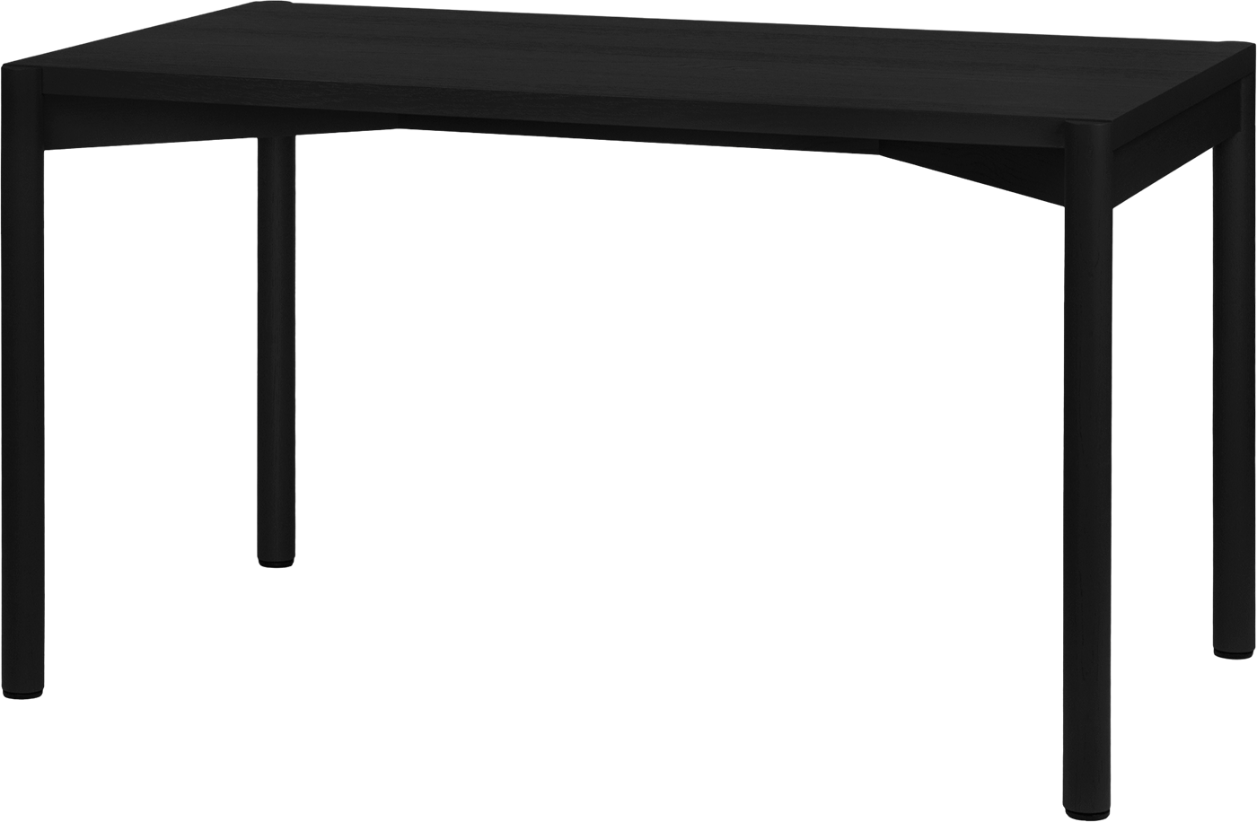 Noo-ma Yami jedálenský stôl - Čierna, 130 cm