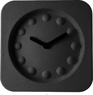 Zuiver Pulp Time nástenné hodiny - Čierna