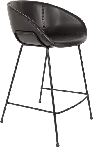 Zuiver Feston barová a pultová stolička - Čierna, Pultová