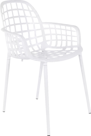 Zuiver Albert záhradné stoličky - Biela