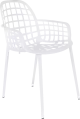 Zuiver Albert záhradné stoličky - Biela