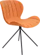 Zuiver Omg Velvet dizajnová stolička - Oranžová