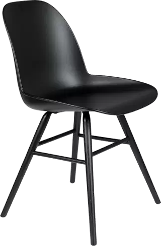 Zuiver Albert Kuip Chair dizajnová stolička - Čierna