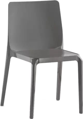 Pedrali Blitz transparentná stolička - Sivá