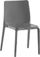 Pedrali Blitz transparentná stolička - Sivá