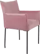 WL-Living Dion Velvet čalúnená stolička - Ružová