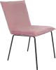WL-Living Floke Velvet jedálenská stolička - Ružová
