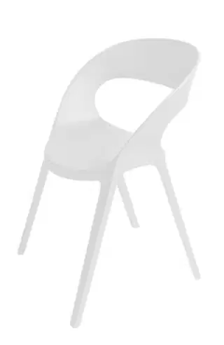 Barcelona DD Carla dizajnová stolička - výpredaj skladu - Biela