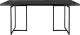 Dutchbone Class jedálenský stôl - Čierna, 180 x 90 cm