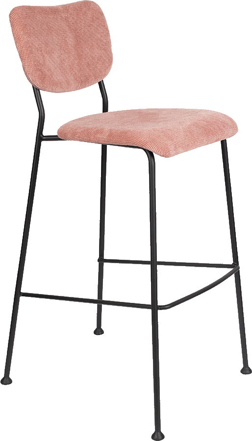 Zuiver Benson barová a pultová stolička - Ružová, Barová
