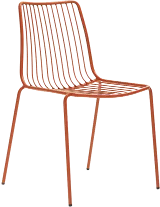 Pedrali Nolita 3651 a 3656 dizajnové stoličky - Oranžová, Bez podrúčok