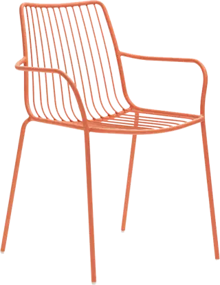 Pedrali Nolita 3651 a 3656 dizajnové stoličky - Oranžová, S podrúčkami